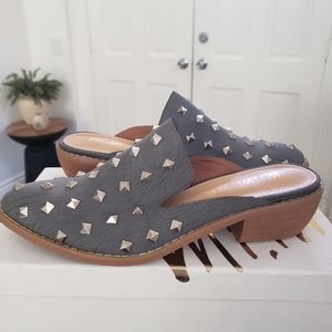 NEW Mi.iM Leather slip on mules